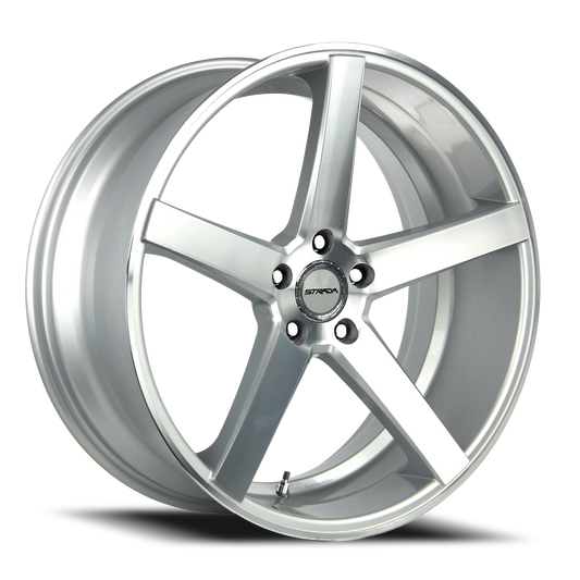STRADA S35 PERFETTO 22X9.5 30MM 5X120 SILVER MACHINED | S35252030DSM