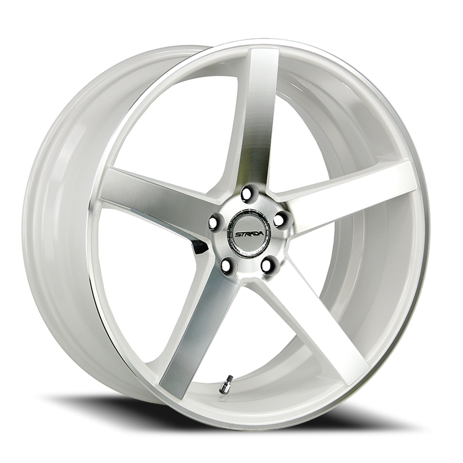 STRADA S35 PERFETTO 20X8.5 35MM 5X112 WHITE MACHINED | S35051235WM