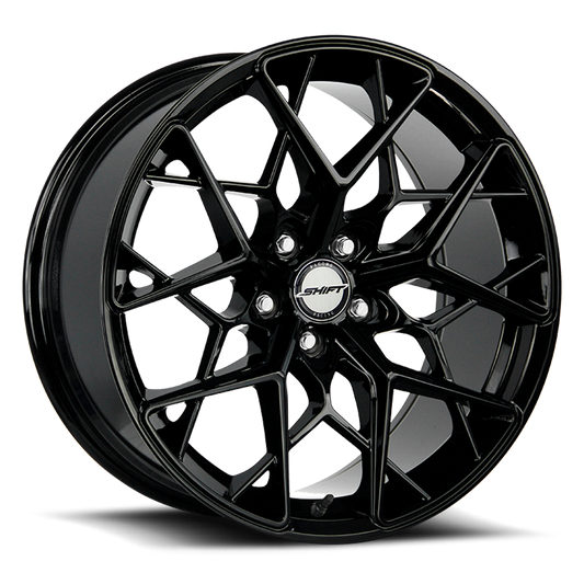 SHIFT H35 PISTON 18X8.5 35MM 5X114.3 ALL GLOSS BLACK | H35851435GB