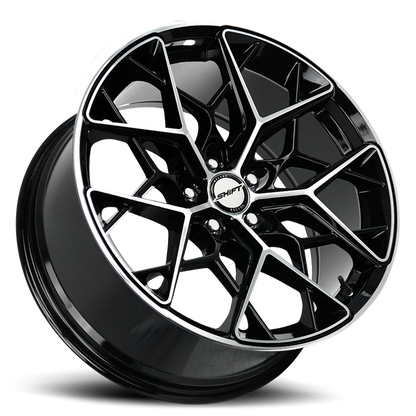 SHIFT H35 PISTON 20X8.5 35MM 5X120 GLOSS BLACK MACHINED | H35052035GBM