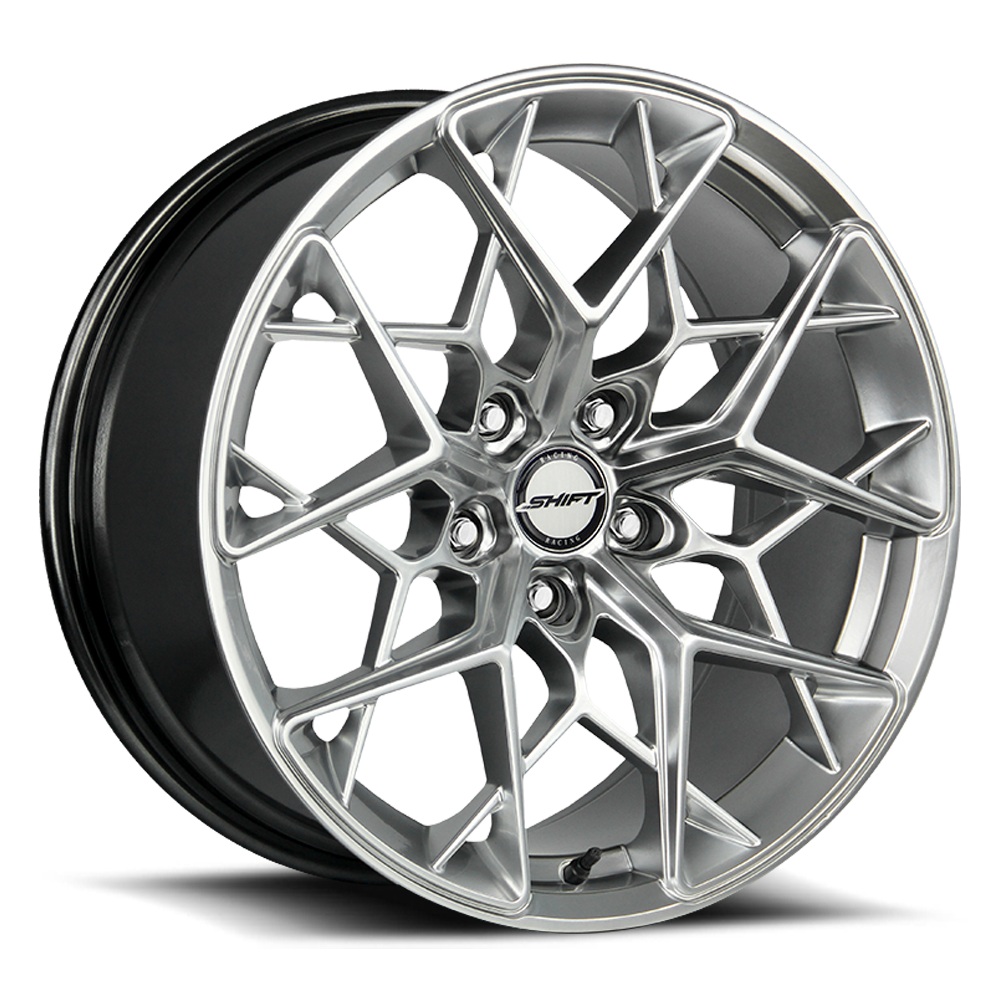 SHIFT H35 PISTON 18X8.5 35MM 5X120 PLATINUM SILVER | H35852035PS