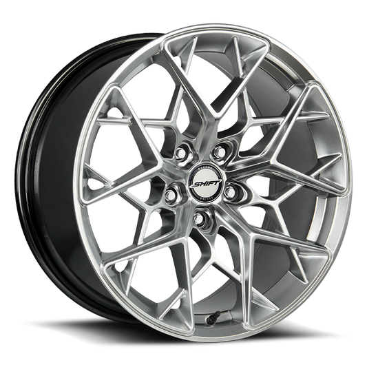 SHIFT H35 PISTON 18X8.5 35MM 5X120 PLATINUM SILVER | H35852035PS