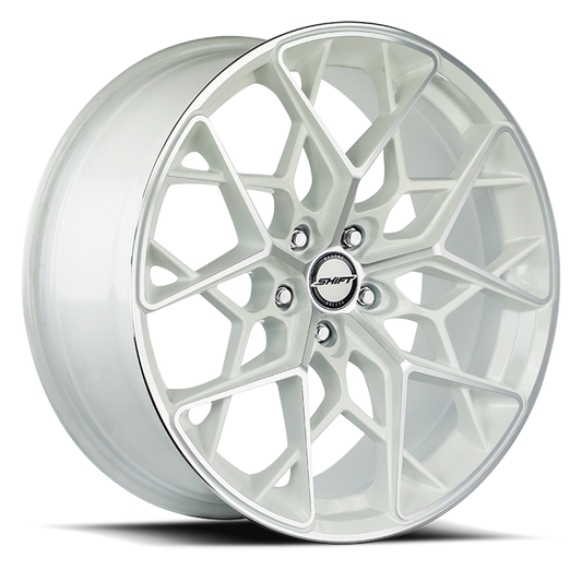 SHIFT H35 PISTON 18X8.5 35MM 5X114.3 WHITE MACHINED | H35851435WM