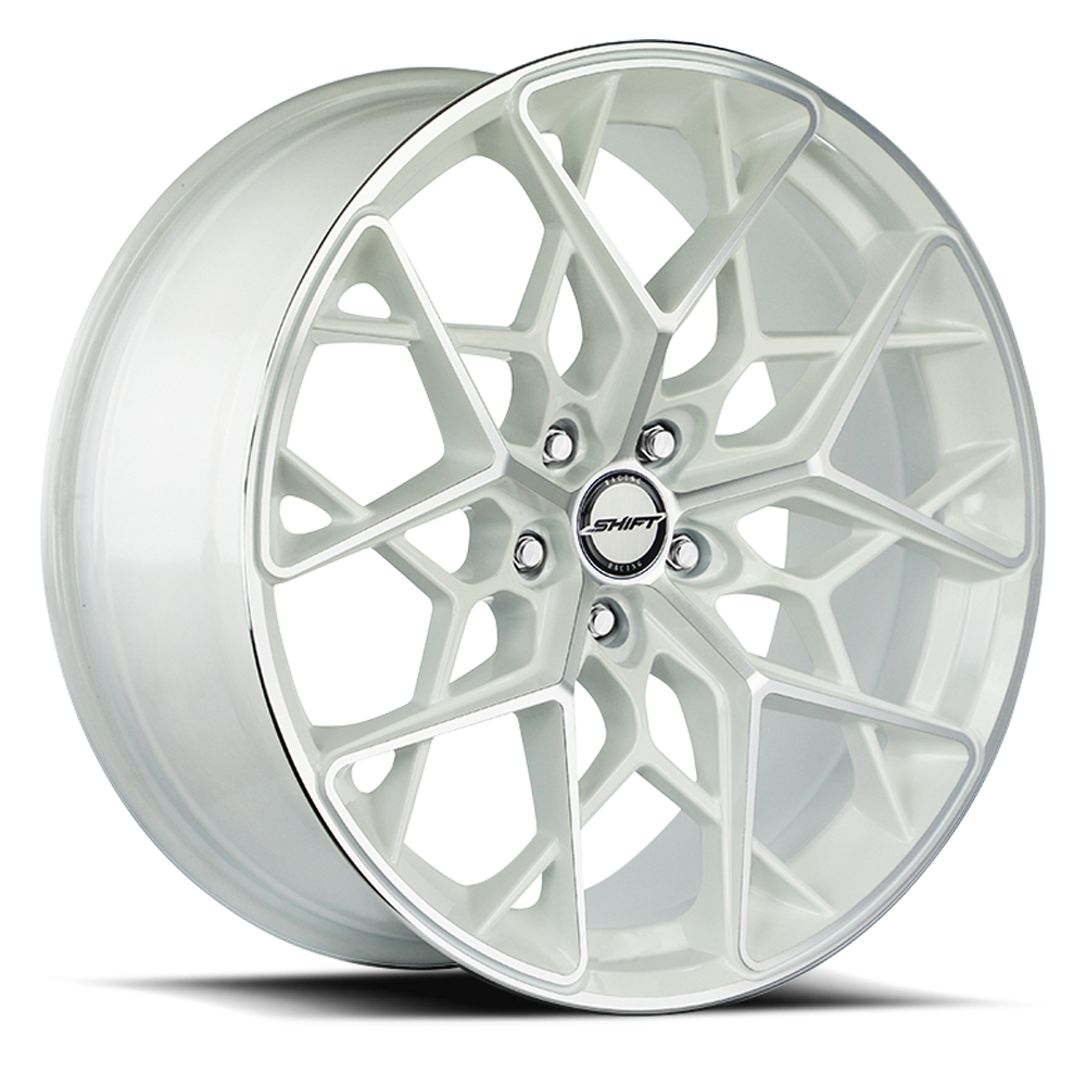 SHIFT H35 PISTON 20X8.5 35MM 5X114.3 WHITE MACHINED | H35051435WM