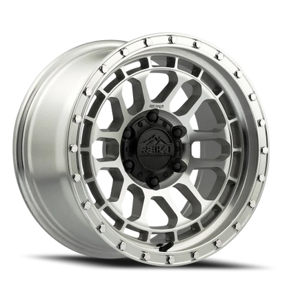 Reika Rambler R35 - 17x8.5 0mm 6x120 Machined Wheel | R35785006236F