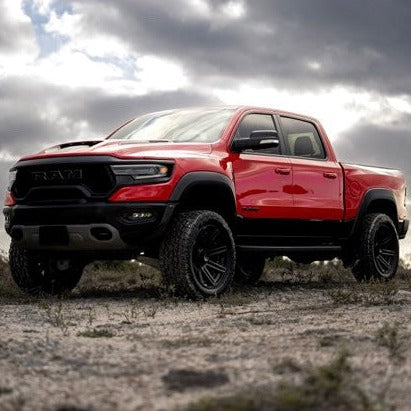 4PLAY 4P08 WHEELS | 22X10 -18MM | 6X135,6X139.7 (6X5.5) | BRUSHED BLACK