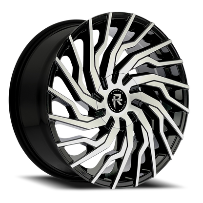 REVENGE LUXURY RL-101 22X8.5 35 5X112/5X114.3 BLACK MACHINED