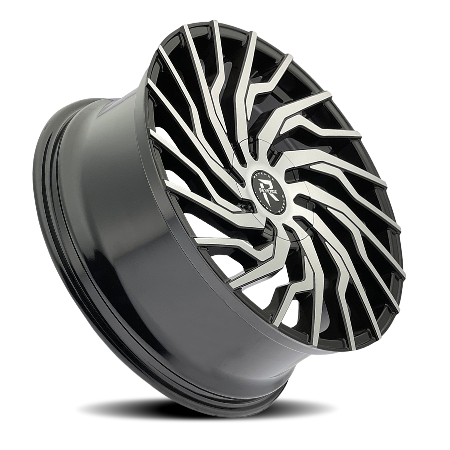 REVENGE LUXURY RL-101 22X8.5 35 5X120/5X114.3 BLACK MACHINED