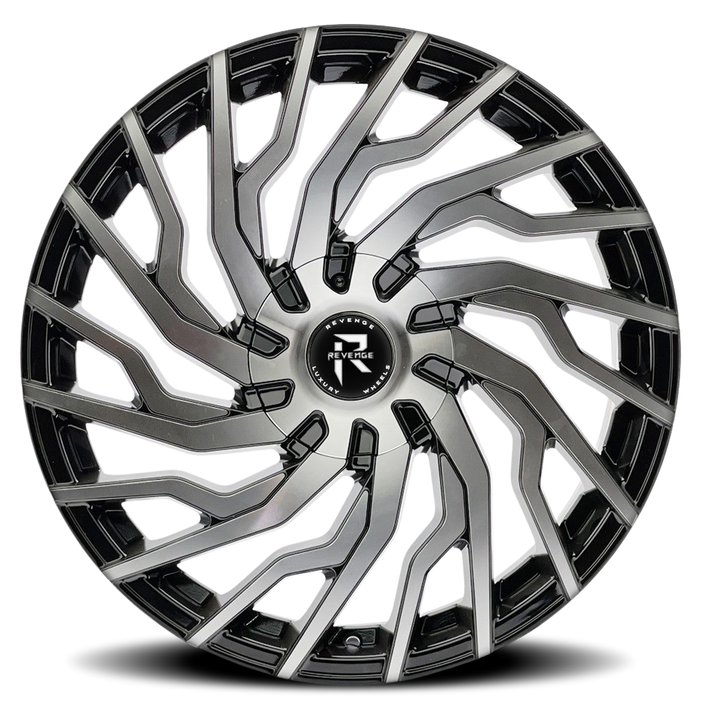 REVENGE LUXURY RL-101 20X8.5 35 5X110/5X114.3 BLACK MACHINED