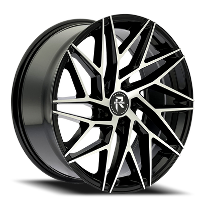 REVENGE LUXURY RL-102 22X9 35 5X114.3 BLACK MACHINED