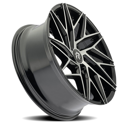 REVENGE LUXURY RL-102 20X8.5 35 5X114.3 BLACK MACHINED