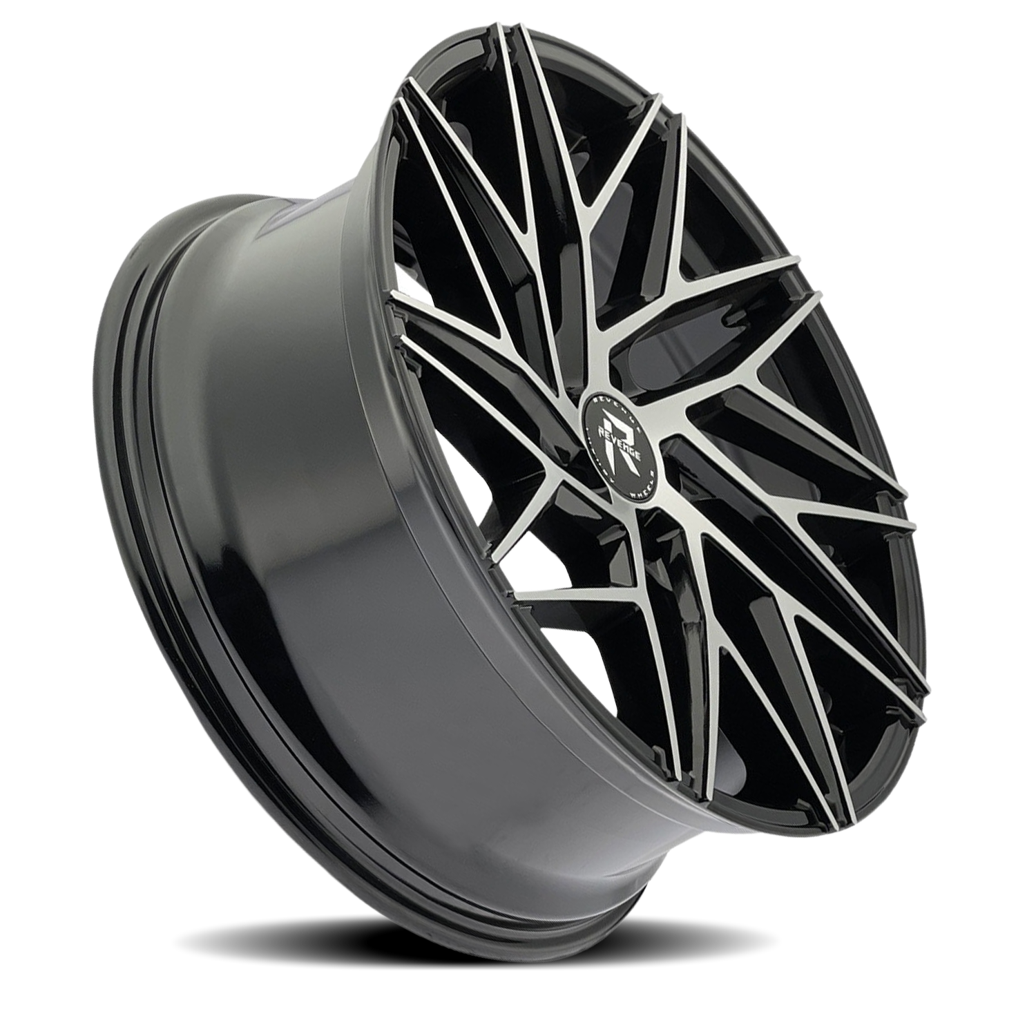 REVENGE LUXURY RL-102 22X9 35 5X112 BLACK MACHINED