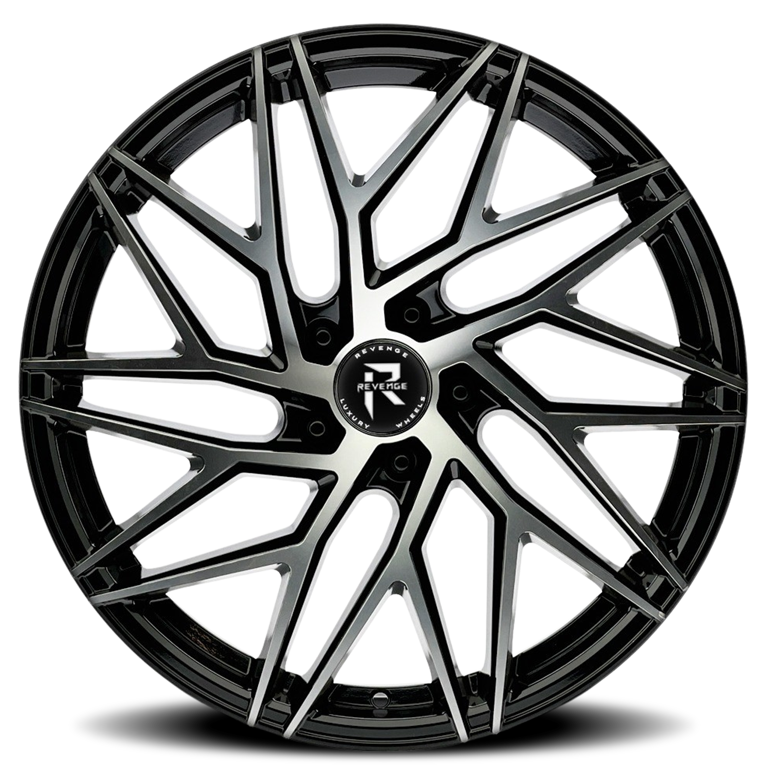 REVENGE LUXURY RL-102 20X8.5 35 5X120 BLACK MACHINED