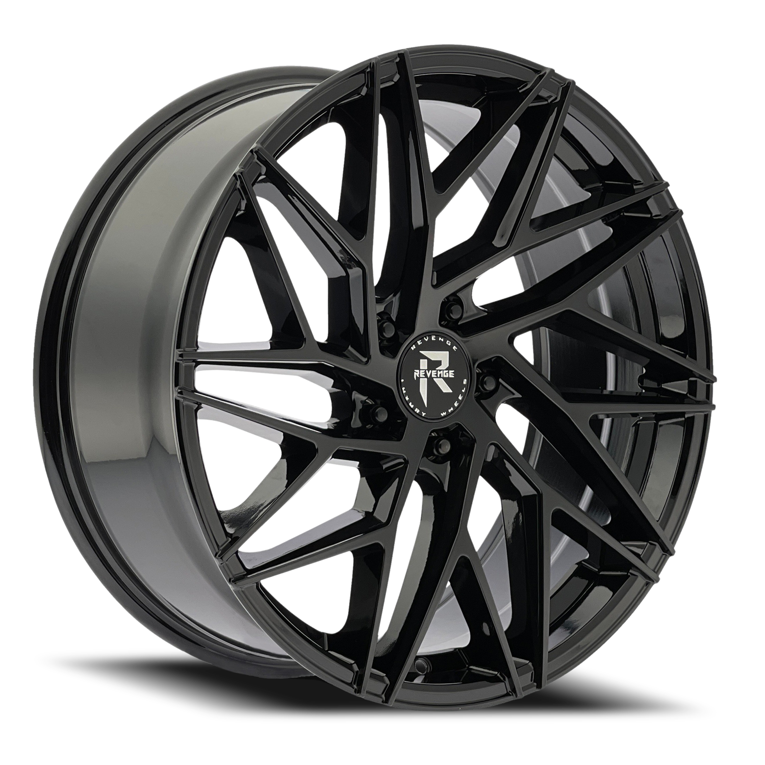 REVENGE LUXURY RL-102 20X8.5 35 5X120 GLOSS BLACK