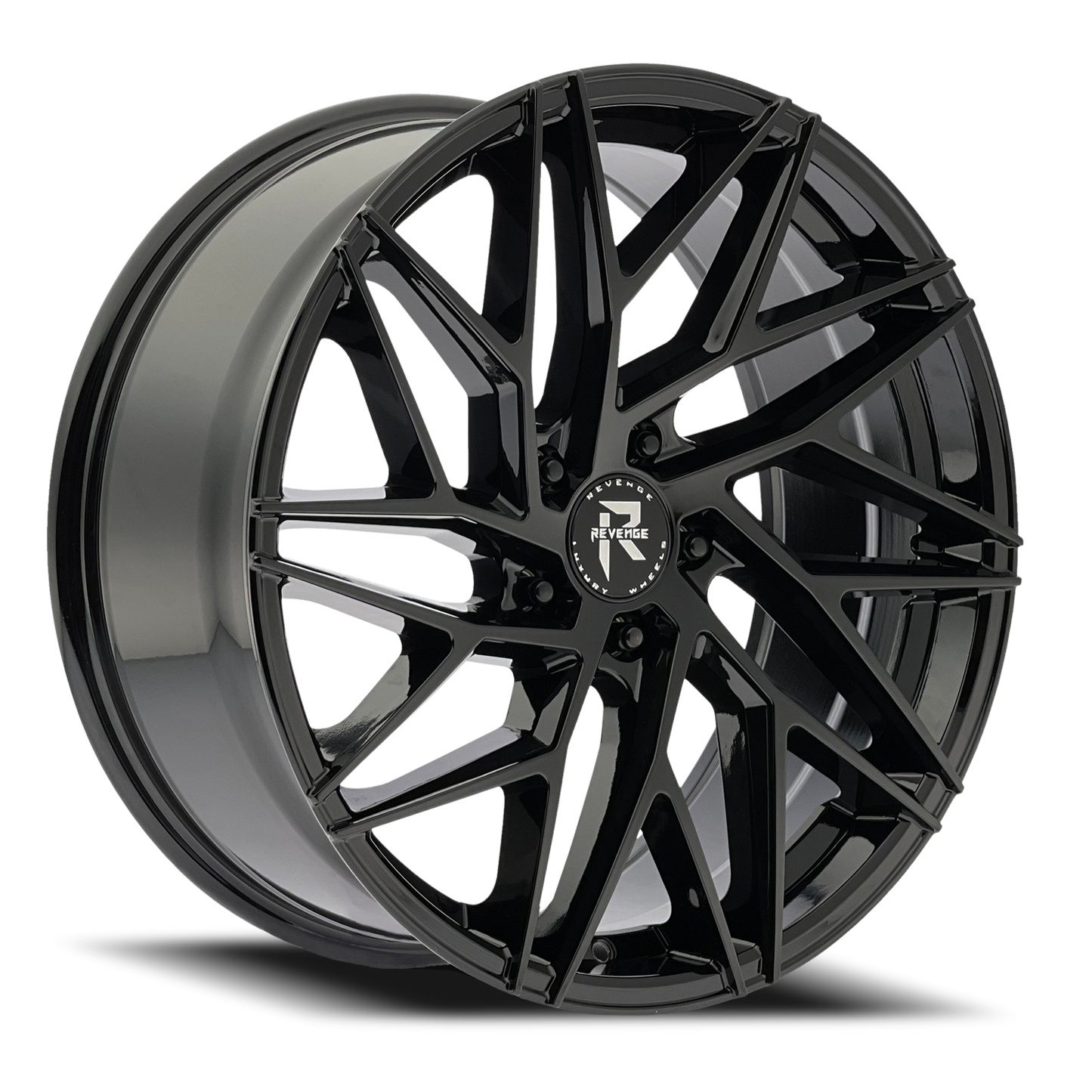 REVENGE LUXURY RL-102 22X9 35 5X120 GLOSS BLACK