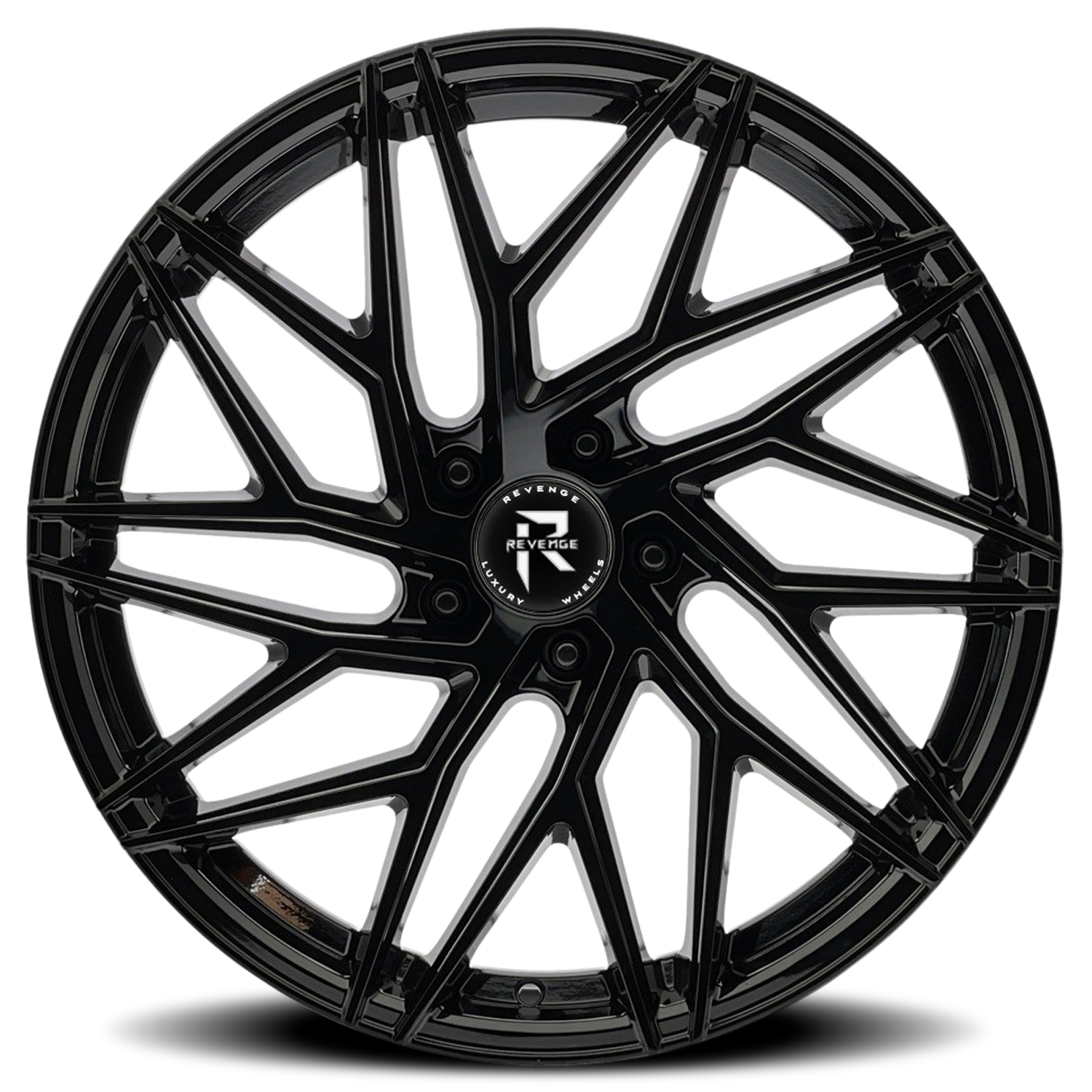 REVENGE LUXURY RL-102 22X9 20 5X115 GLOSS BLACK
