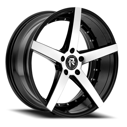 REVENGE LUXURY RL-103 20X8.5 35 5X114.3 BLACK MACHINED