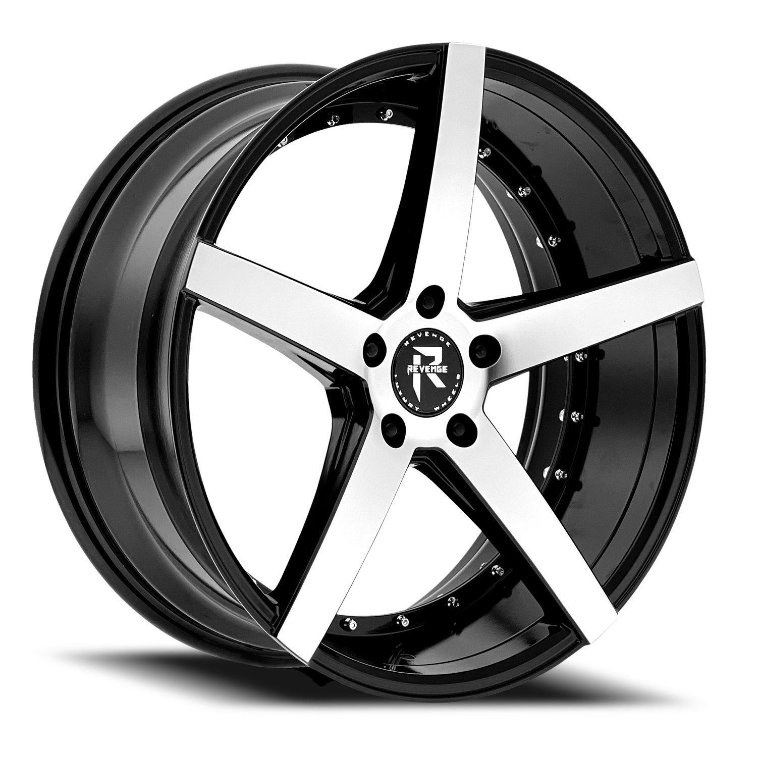 REVENGE LUXURY RL-103 20X8.5 35 5X120 BLACK MACHINED