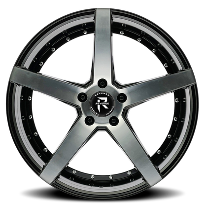 REVENGE LUXURY RL-103 20X8.5 35 5X114.3 BLACK MACHINED