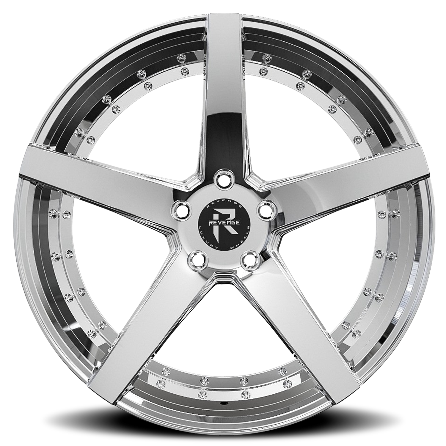 REVENGE LUXURY RL-103 20X8.5 35 5X114.3 CHROME