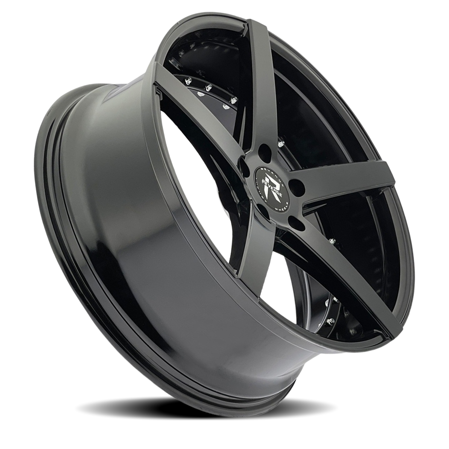 REVENGE LUXURY RL-103 20X8.5 35 5X114.3 GLOSS BLACK