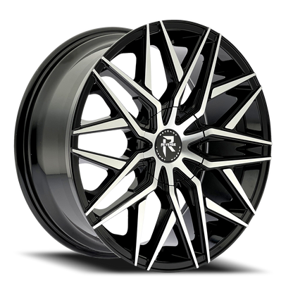 REVENGE LUXURY RL-104 20X8.5 35 5X120/5X114.3 BLACK MACHINED