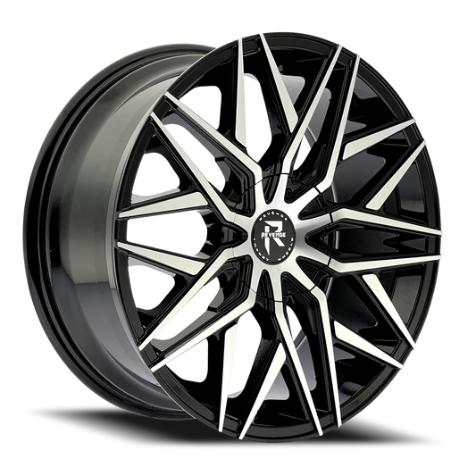 REVENGE LUXURY RL-104 22X8.5 35 5X120/5X114.3 BLACK MACHINED