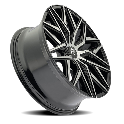 REVENGE LUXURY RL-104 18X8 35 5X108/5X114.3 BLACK MACHINED