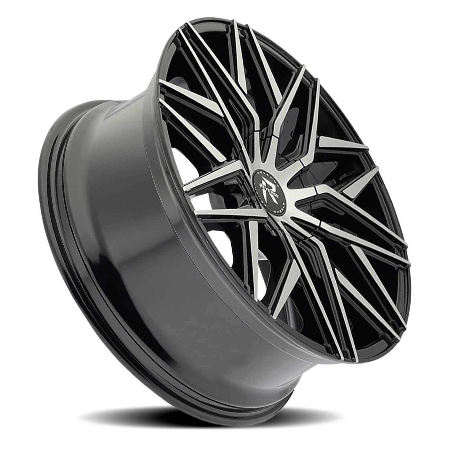 REVENGE LUXURY RL-104 22X8.5 35 5X120/5X114.3 BLACK MACHINED
