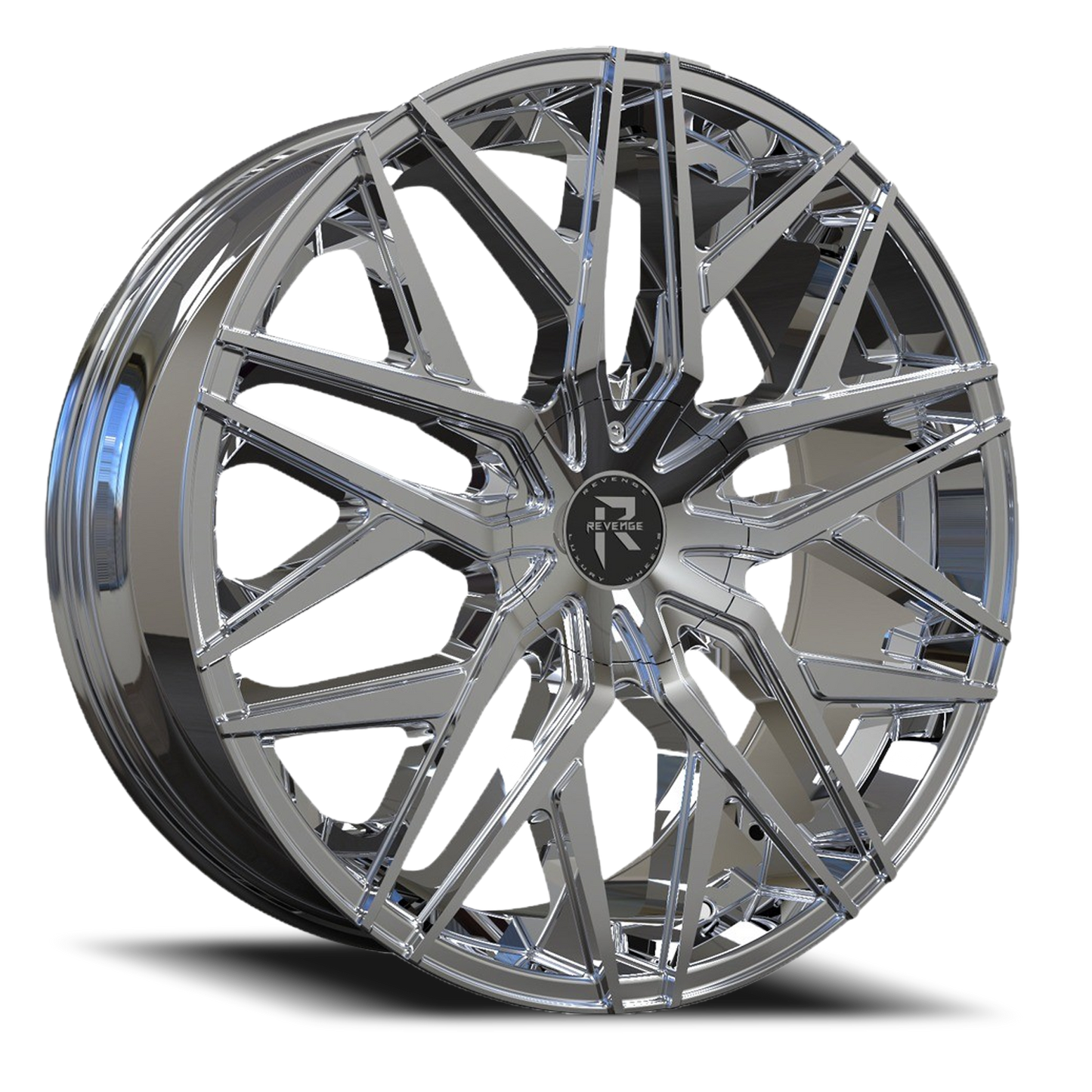 REVENGE LUXURY RL-104 18X8 35 5X108/5X114.3 CHROME