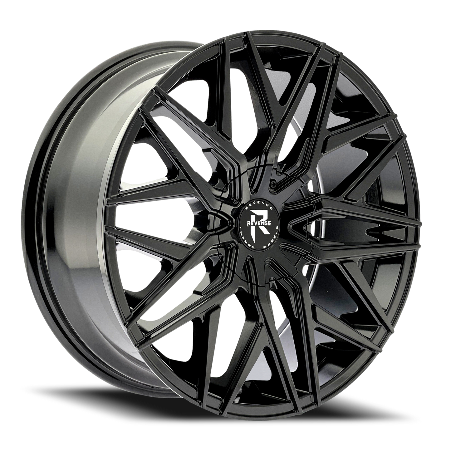 REVENGE LUXURY RL-104 18X8 35 5X120/5X114.3 GLOSS BLACK