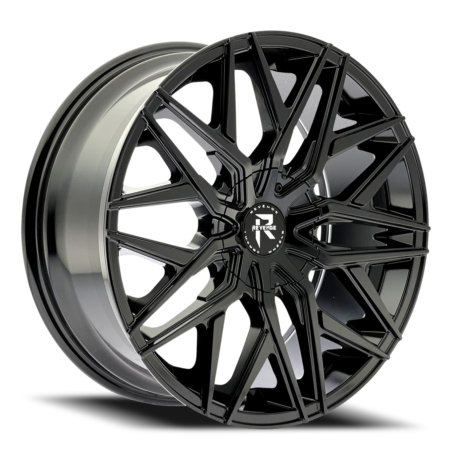 REVENGE LUXURY RL-104 18X8 35 5X120/5X114.3 GLOSS BLACK