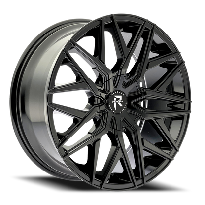 REVENGE LUXURY RL-104 18X8 35 5X112/5X114.3 GLOSS BLACK
