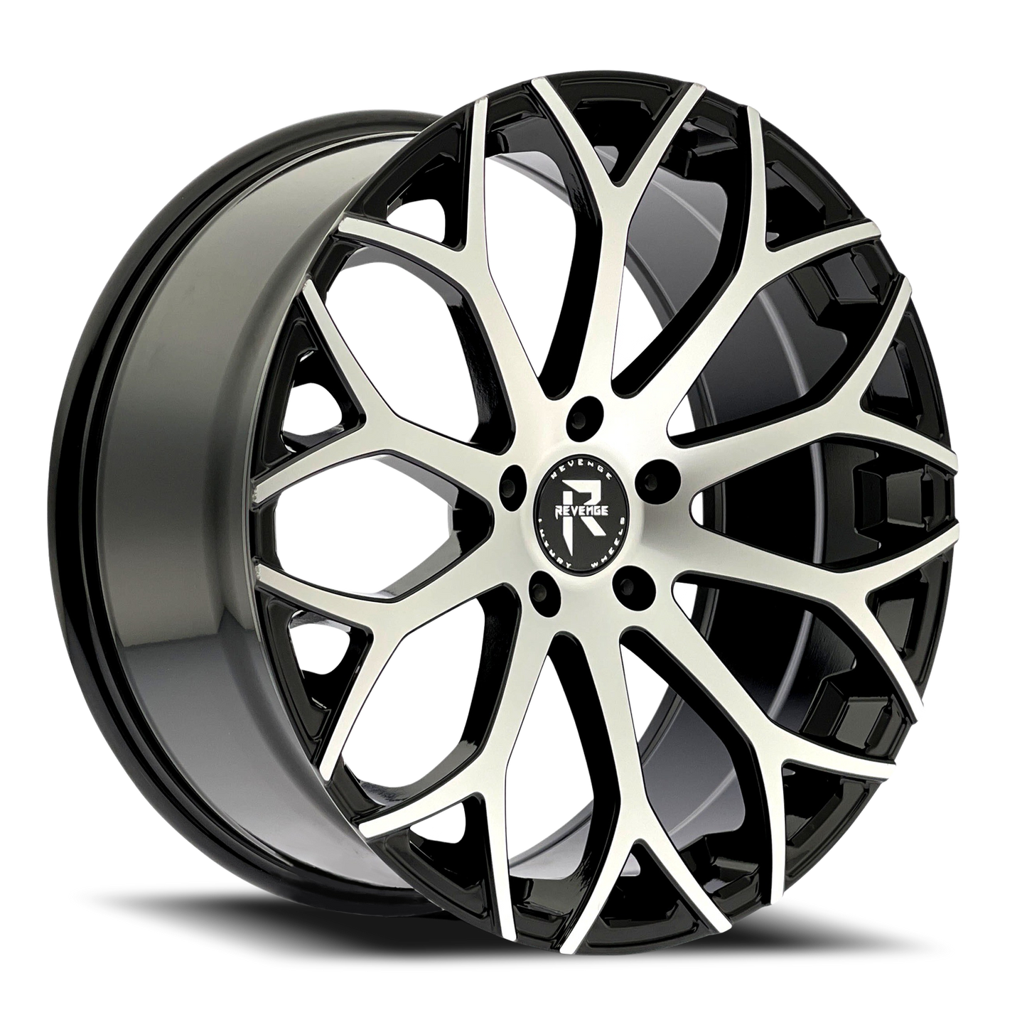 REVENGE LUXURY RL-105 20X9 35 5X120 BLACK MACHINED