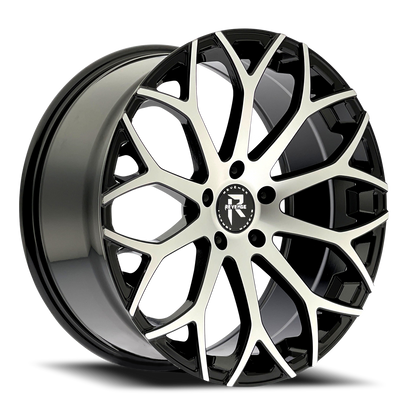 REVENGE LUXURY RL-105 18X8 35 5X120 BLACK MACHINED