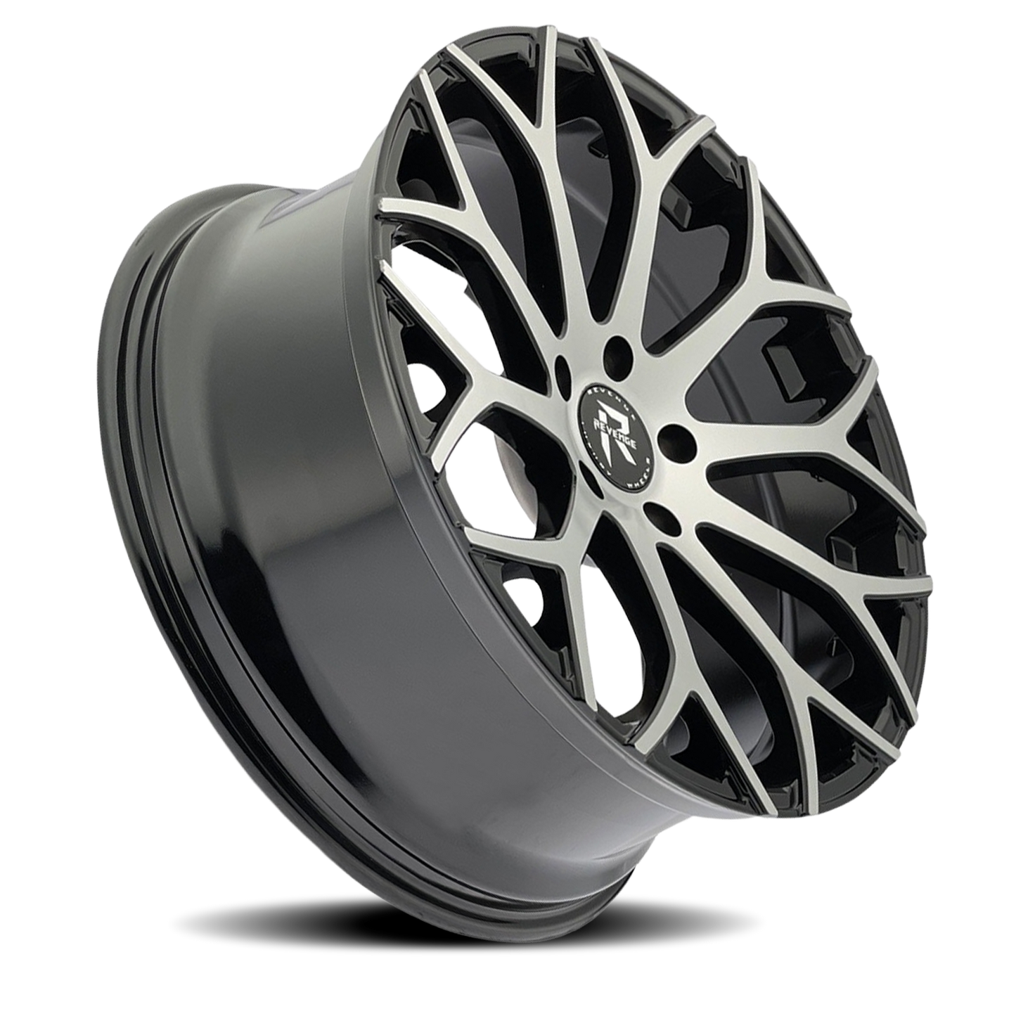 REVENGE LUXURY RL-105 22X9 35 5X112 BLACK MACHINED