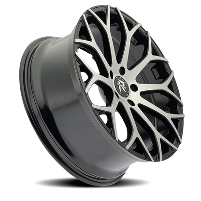 REVENGE LUXURY RL-105 22X9 20 5X115 BLACK MACHINED