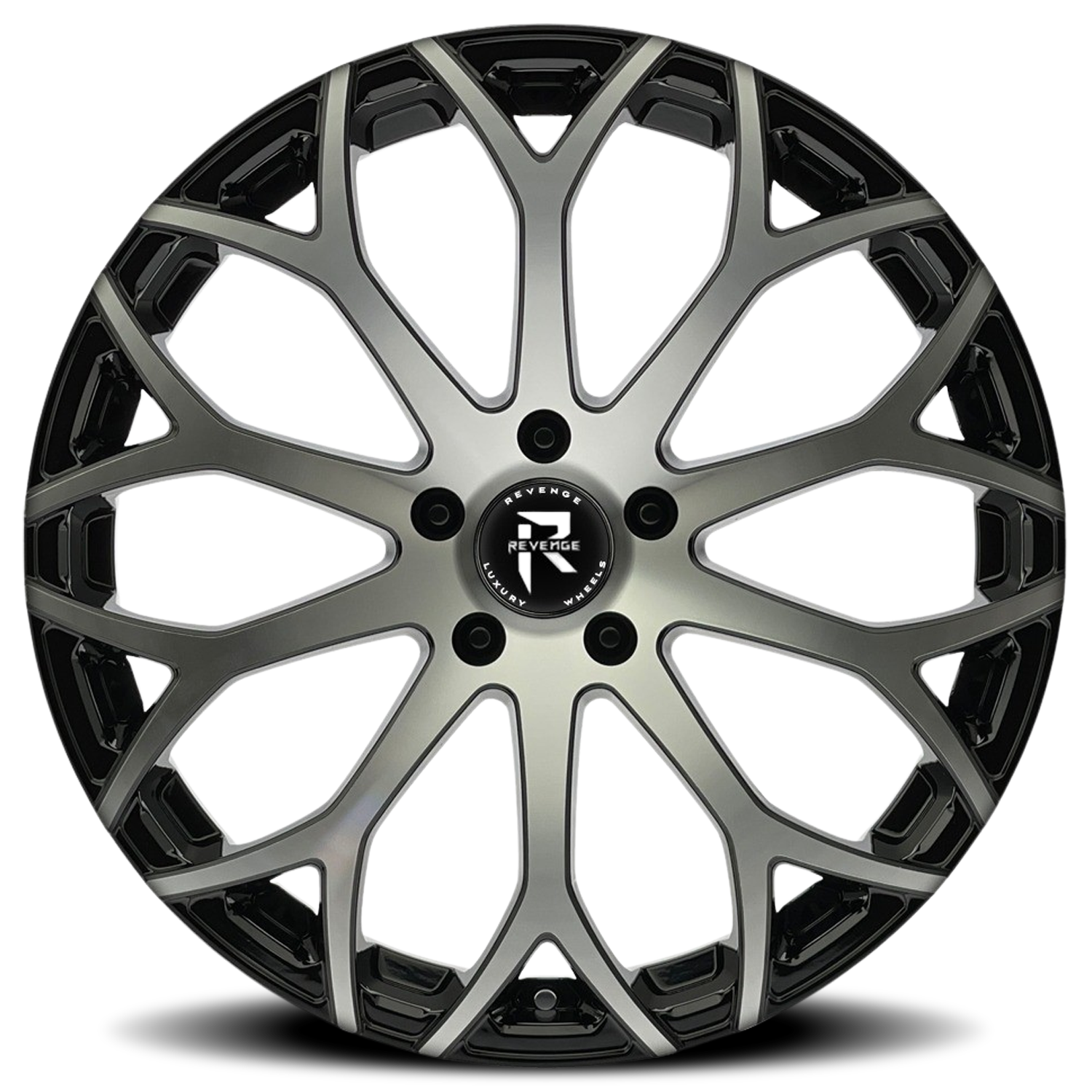 REVENGE LUXURY RL-105 20X9 20 5X115 BLACK MACHINED