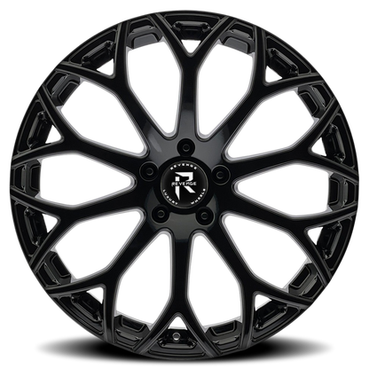 REVENGE LUXURY RL-105 22X9 35 5X120 GLOSS BLACK
