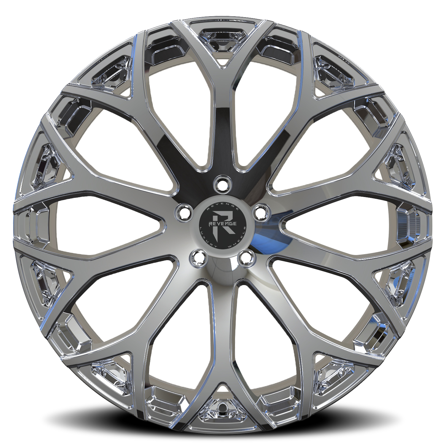 REVENGE LUXURY RL-105 20X9 35 5X114.3 CHROME