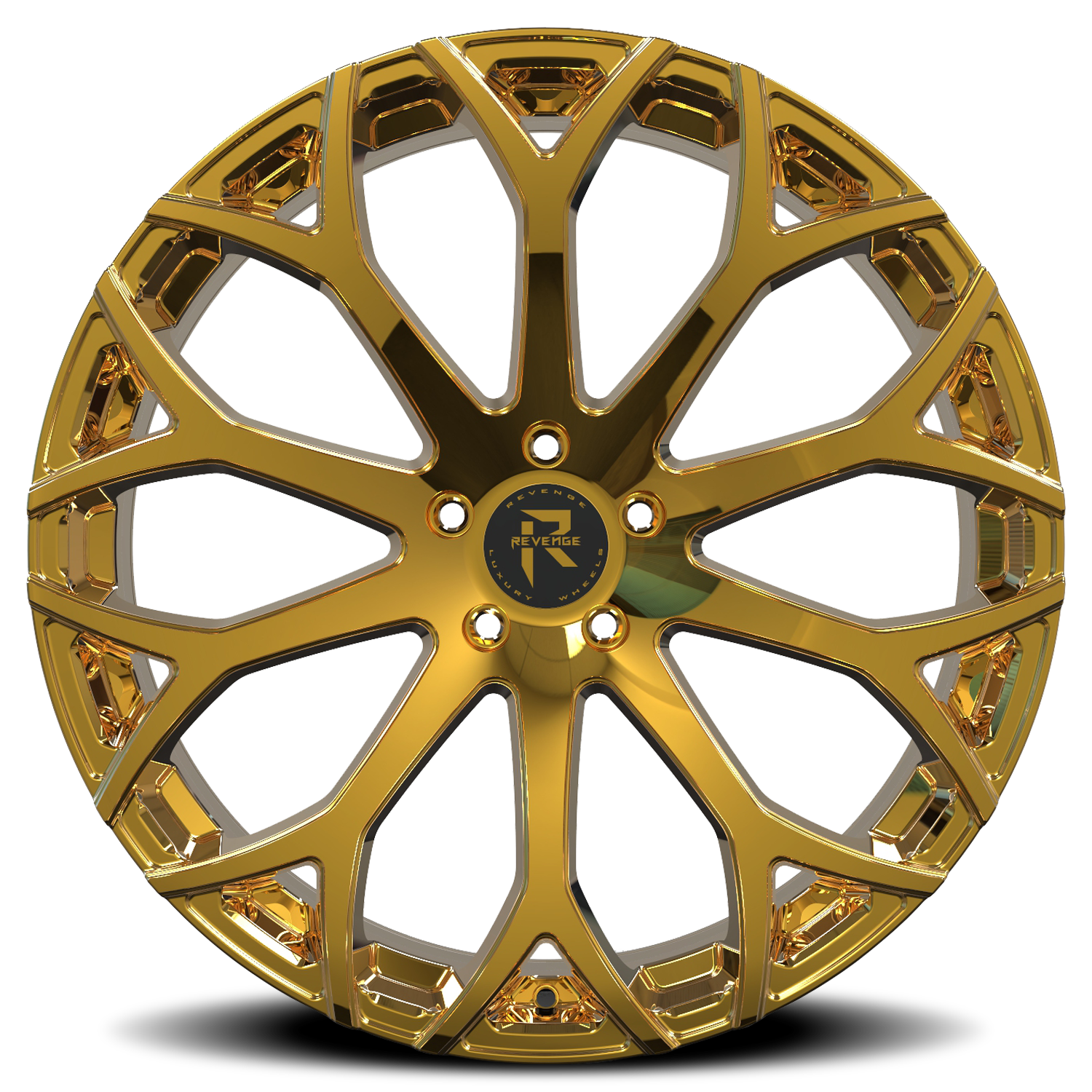 REVENGE LUXURY RL-105 22X9 35 5X112 GOLD