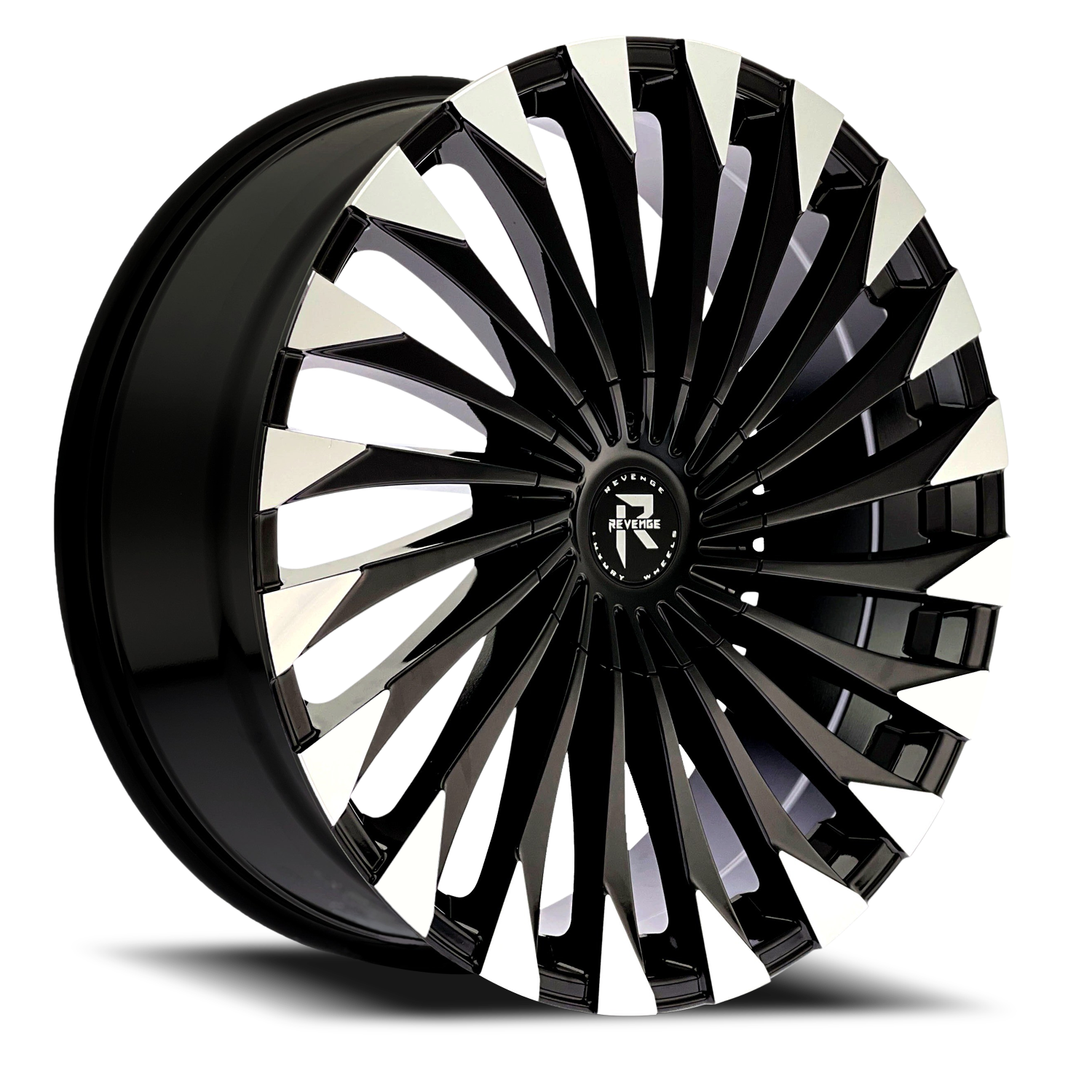 REVENGE LUXURY RL-106 26X10 25 6X135/6X139.7 BLACK MACHINED