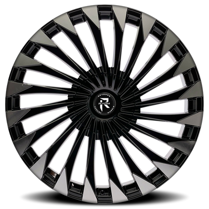 REVENGE LUXURY RL-106 20X8.5 35 5X110/5X114.3 BLACK MACHINED