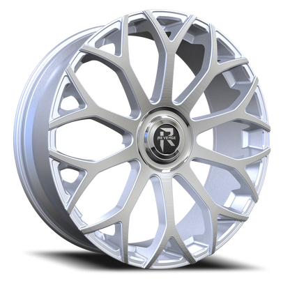 REVENGE LUXURY RL105 26X9.5 25 6X135/6X139.7 BRUSHED SILVER CHROME STAINLESS STEEL LIP