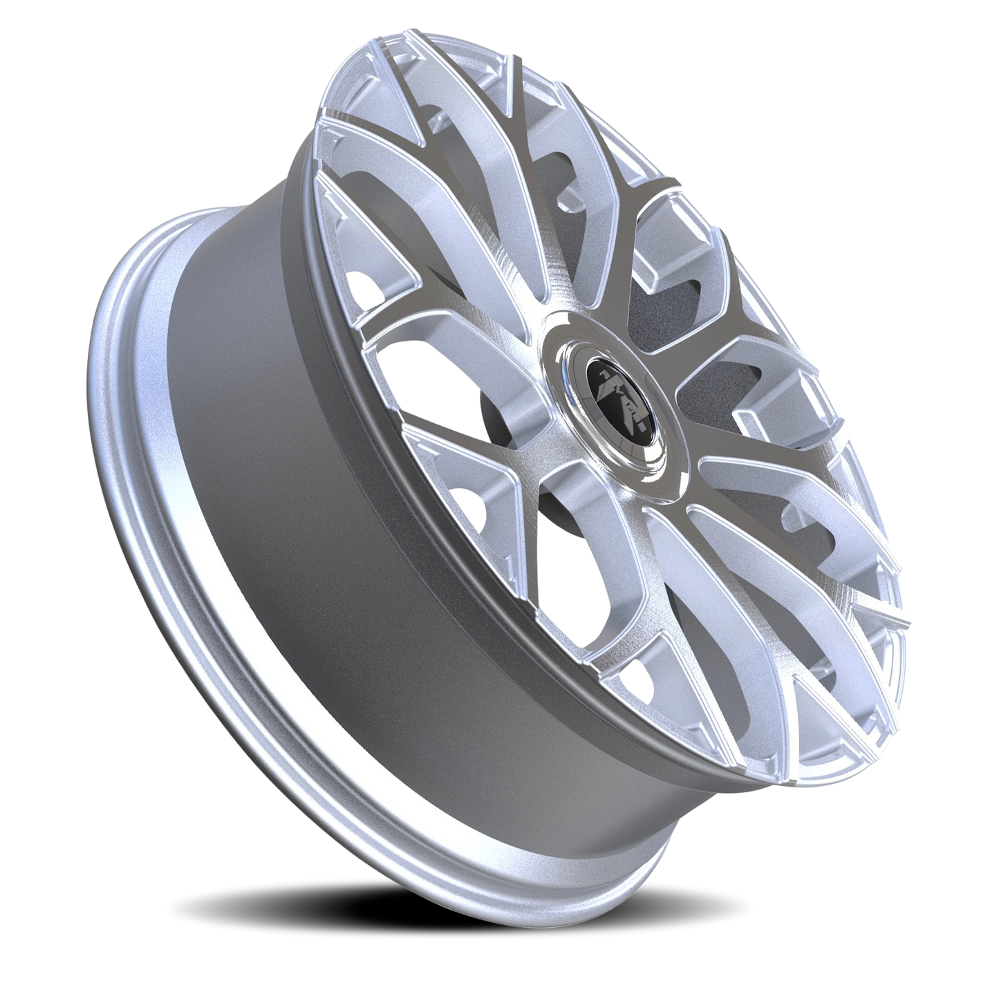 REVENGE LUXURY RL105 26X9.5 25 6X135/6X139.7 BRUSHED SILVER CHROME STAINLESS STEEL LIP