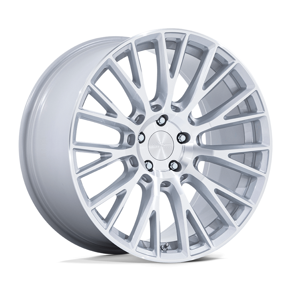 Rotiform RC201 LSE - 20x10 40mm 5x120 GLOSS SILVER W/ MACHINED FACE Wheel | RC201SD20104940