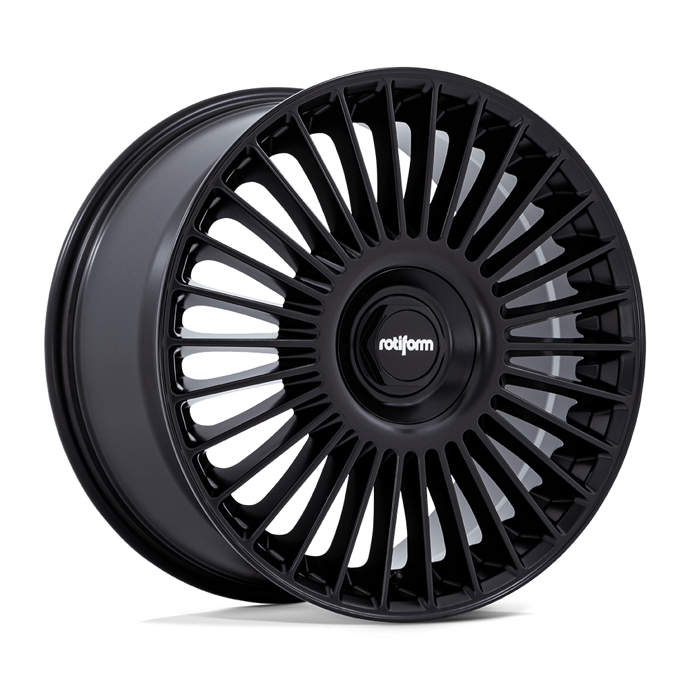 Rotiform RC202 GRZ - 22x10 35mm 5x112/5x120 MATTE BLACK Wheel | RC202MX22105N35