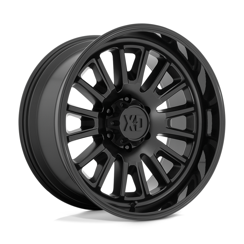Xd 864 ROVER - 20x10 -18mm 8x180 SATIN BLACK W/ GLOSS BLACK LIP Wheel | XD86421088718N