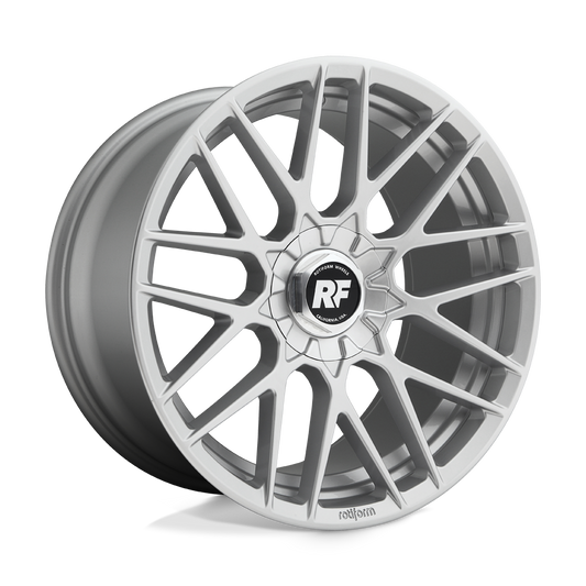 Rotiform R140 RSE - 18x8.5 35mm 5x112/5x120 GLOSS SILVER Wheel | R140188559+35