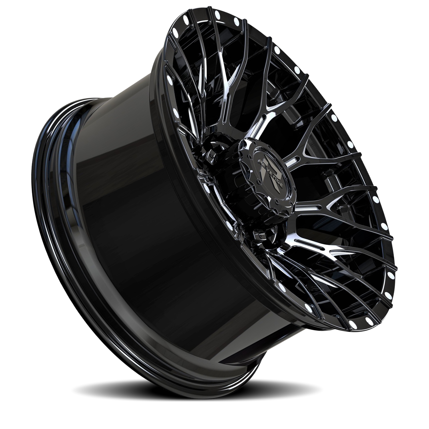 REVENGE OFFROAD RV201 22X12 -44 8X180 BLACK MILLED